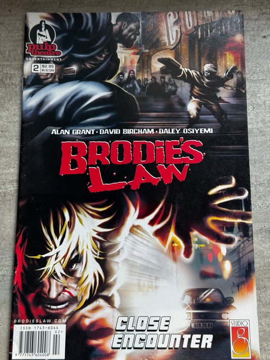 Pulp Theatre - Brodie's Law #2 - Close Encounter - VF/NM - ENG 1