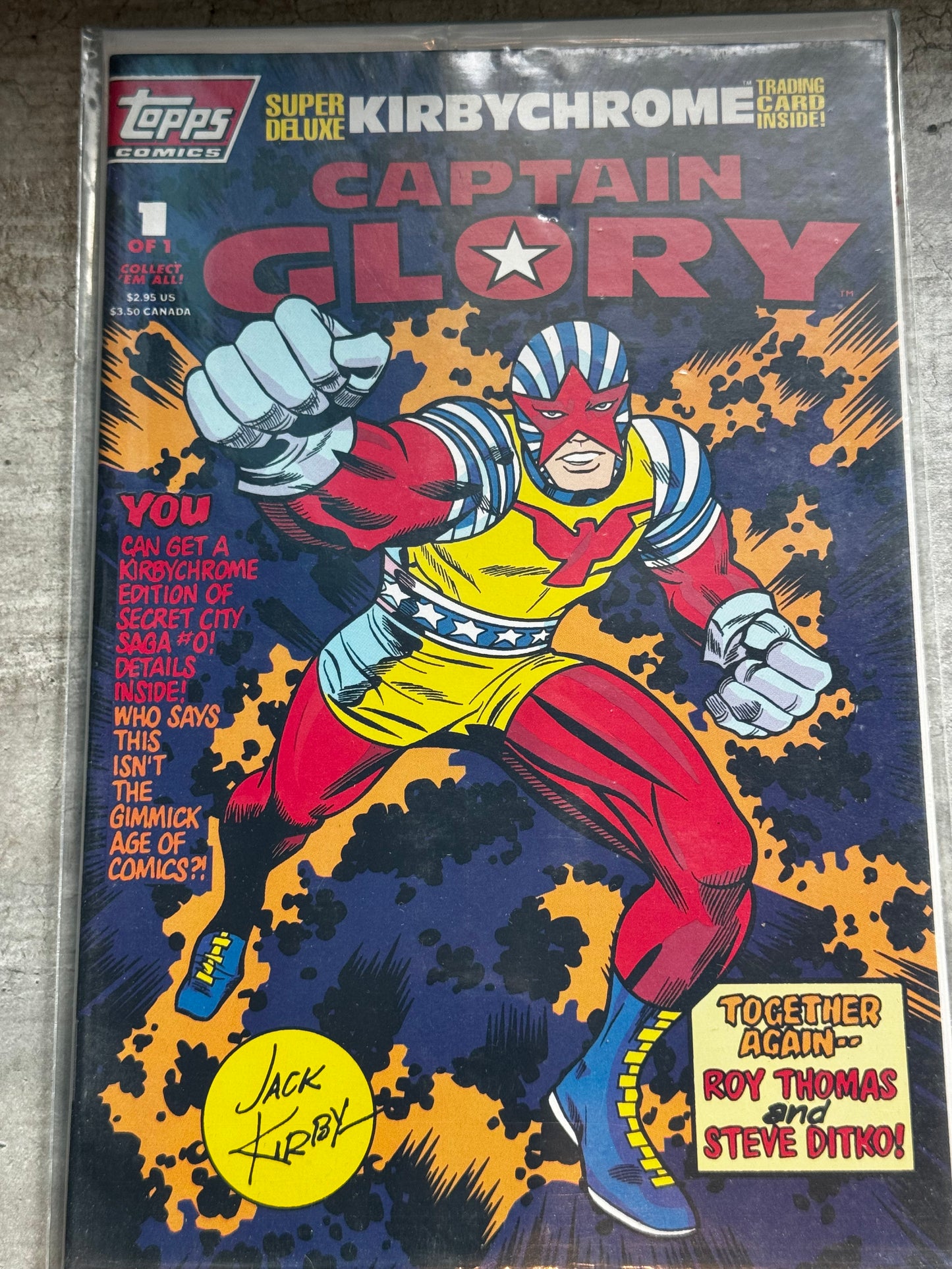 1993 - Topps Comics - Captain Glory #1 - The Power And The Glory - VF/NM - ENG 1