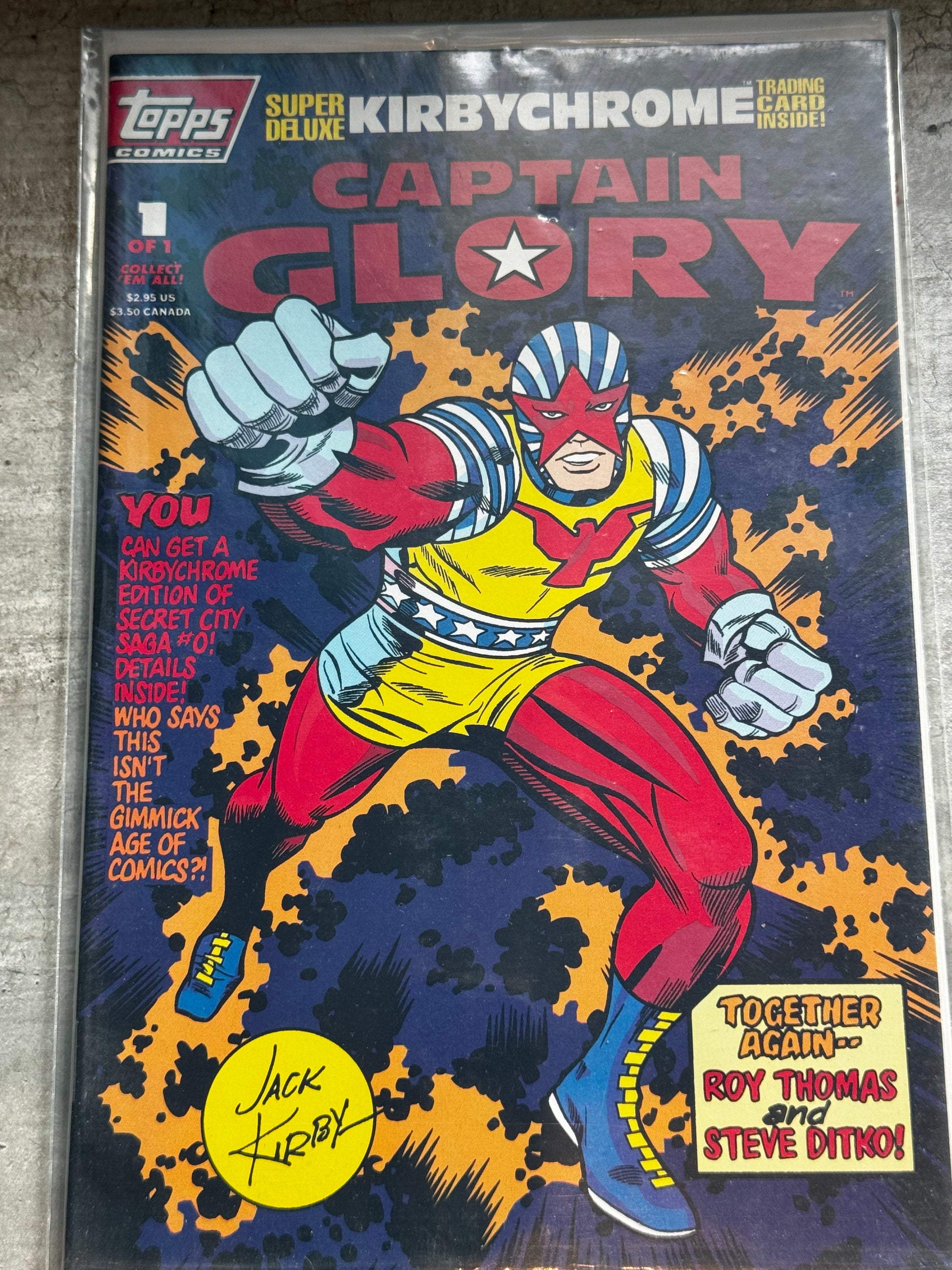 1993 - Topps Comics - Captain Glory #1 - The Power And The Glory - VF/NM - ENG 1