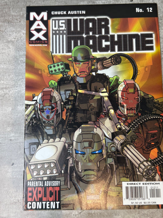 2002 - Marvel Comics - U.S. War Machine #12NM/M - ENG 1