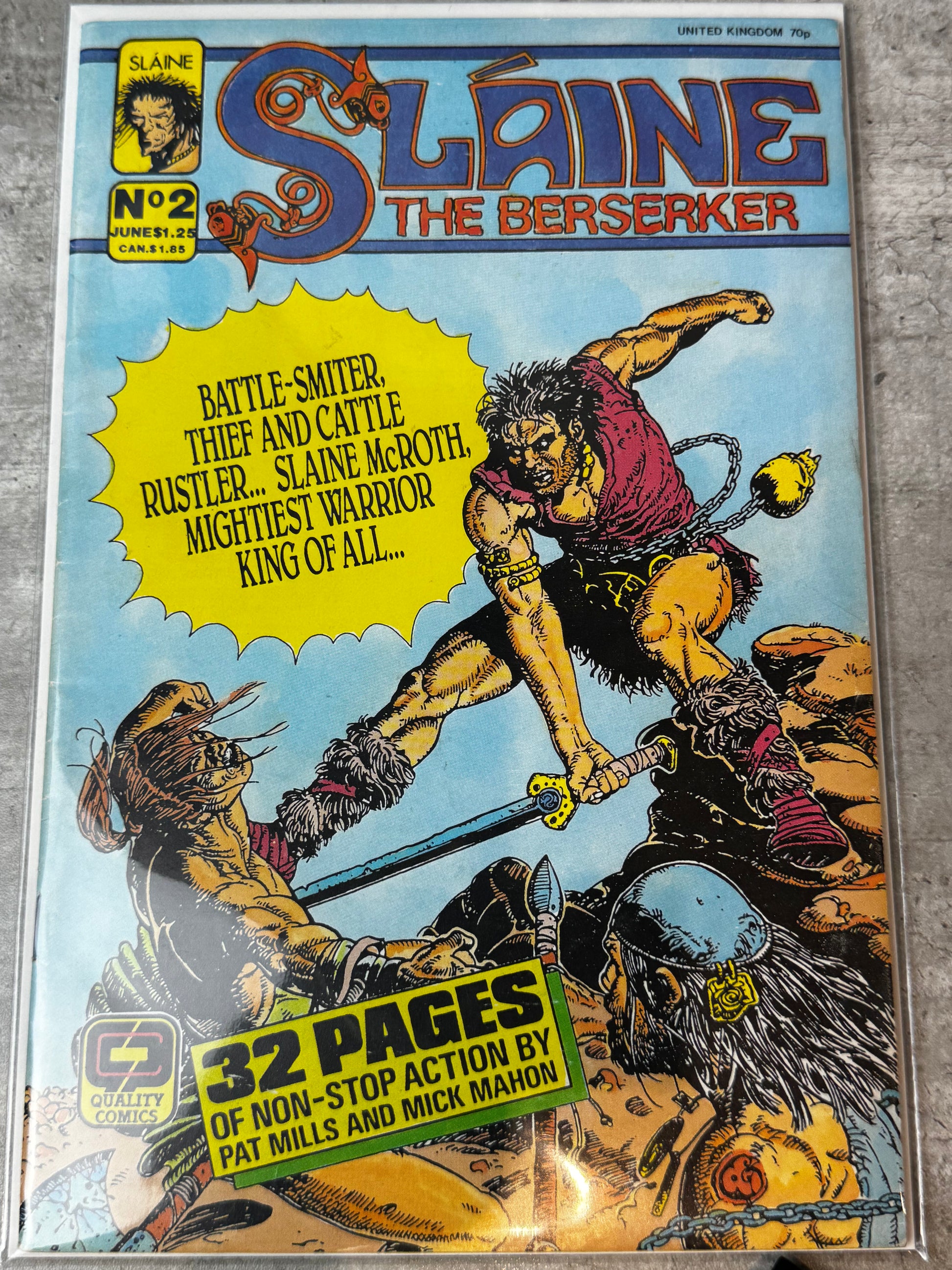 1987 - Quality Comics - Slaine the Berserker #2VF+ - ENG 1