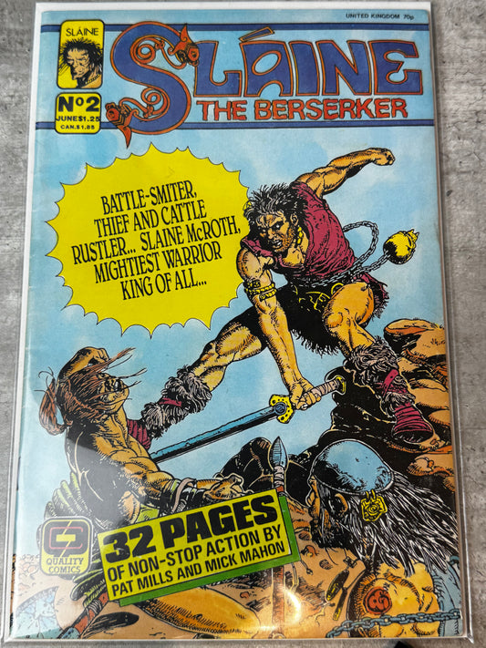 1987 - Quality Comics - Slaine the Berserker #2VF+ - ENG 1