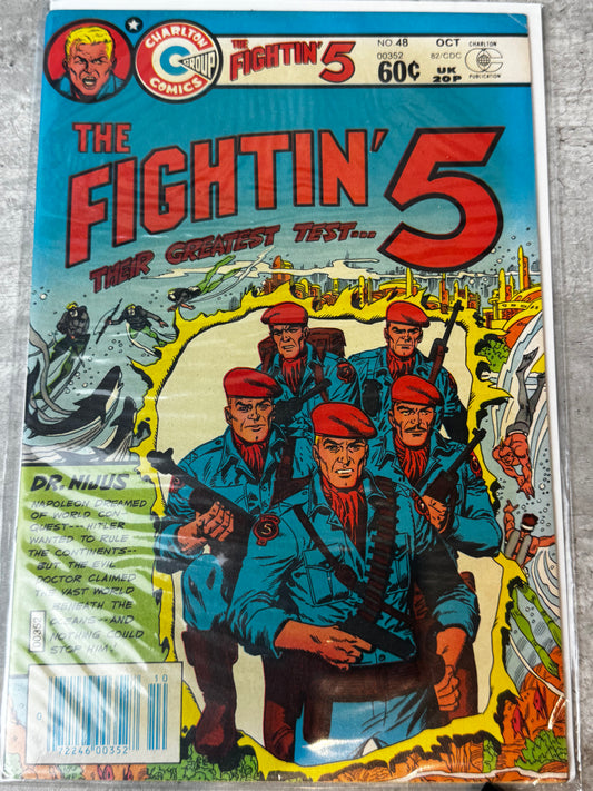 1982 - Charlton Comics - Fightin' 5 #48 - Their Greatest Test - VF/NM - ENG 1