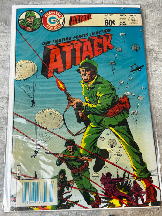 1982 - Charlton Comics - Attack!, Vol. 5 #37 Var. A - VF+ - ENG 1