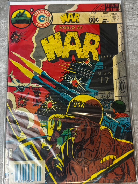 1982 - Charlton Comics - War #35VF/NM - ENG 1