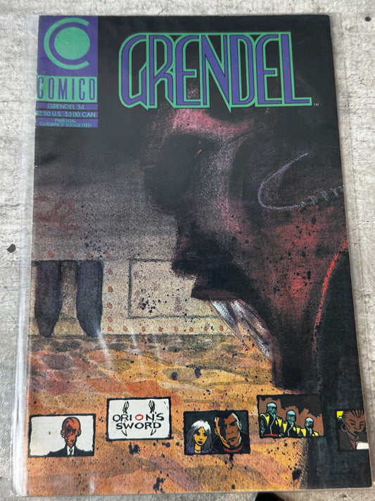 1989 - Comico - Grendel, Vol. 2 #34 - Devil in Name - NM- - ENG 1