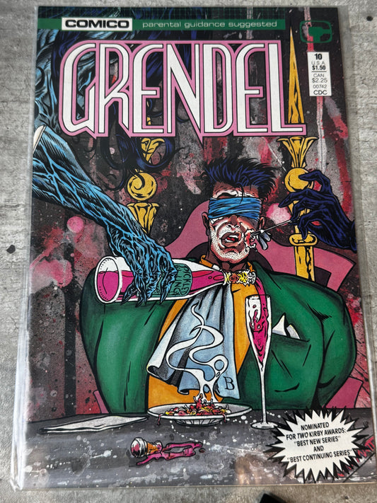 1987 - Comico - Grendel, Vol. 2 #10 - Devil on Edge -  Var. B - NM- - ENG 1