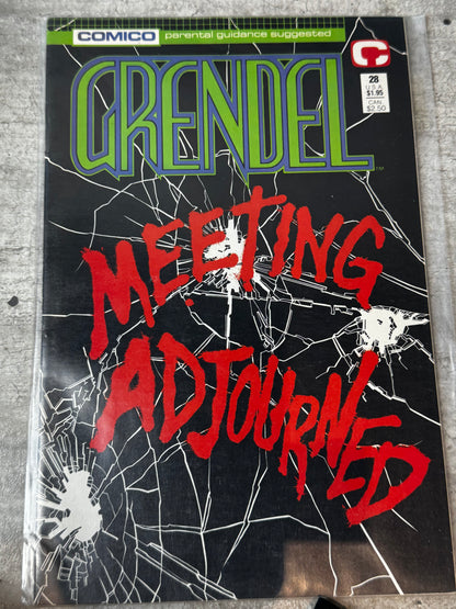 1989 - Comico - Grendel, Vol. 2 #28 - Meeting Adjourned - NM- - ENG 1