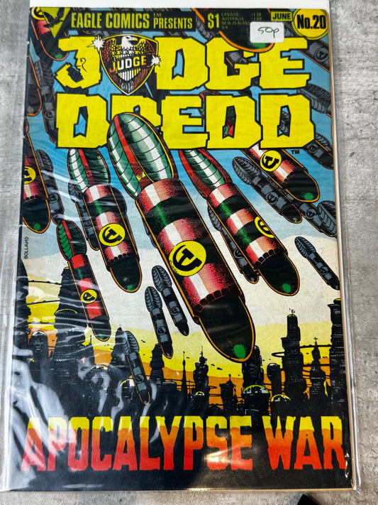 1985 - Eagle Comics - Judge Dredd, Vol. 1 #20 - The Apocalypse War - NM- - ENG 1