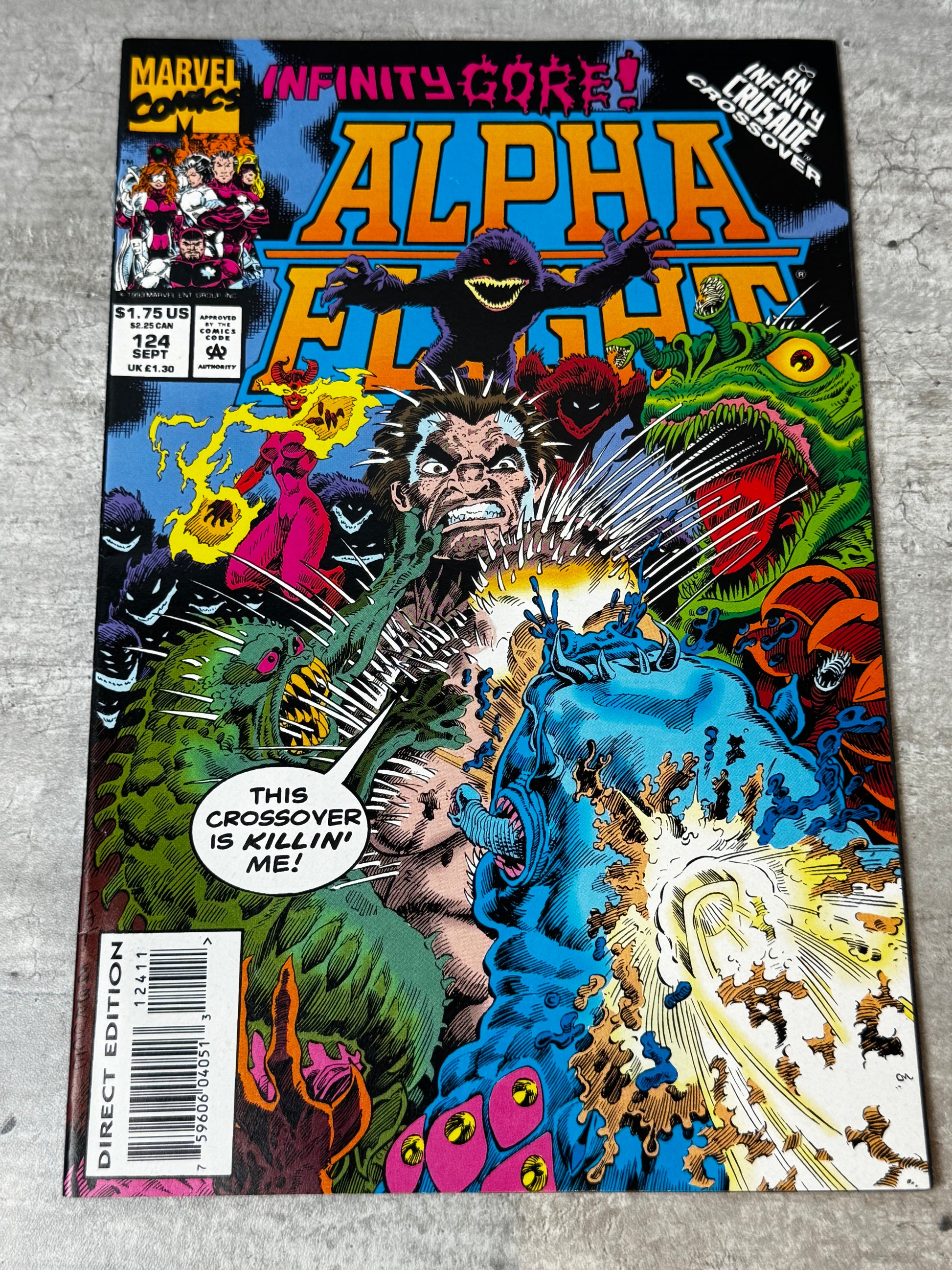 1993 - Marvel Comics - Alpha Flight, Vol. 1 #124 Var. A - VF/NM - ENG 1