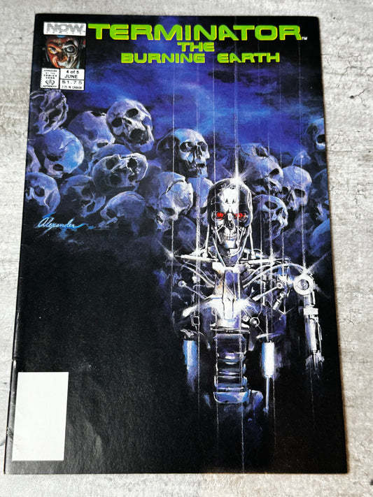 1990 - NOW Comics - The Terminator: The Burning Earth #4 Var. A - NM/M - ENG 1