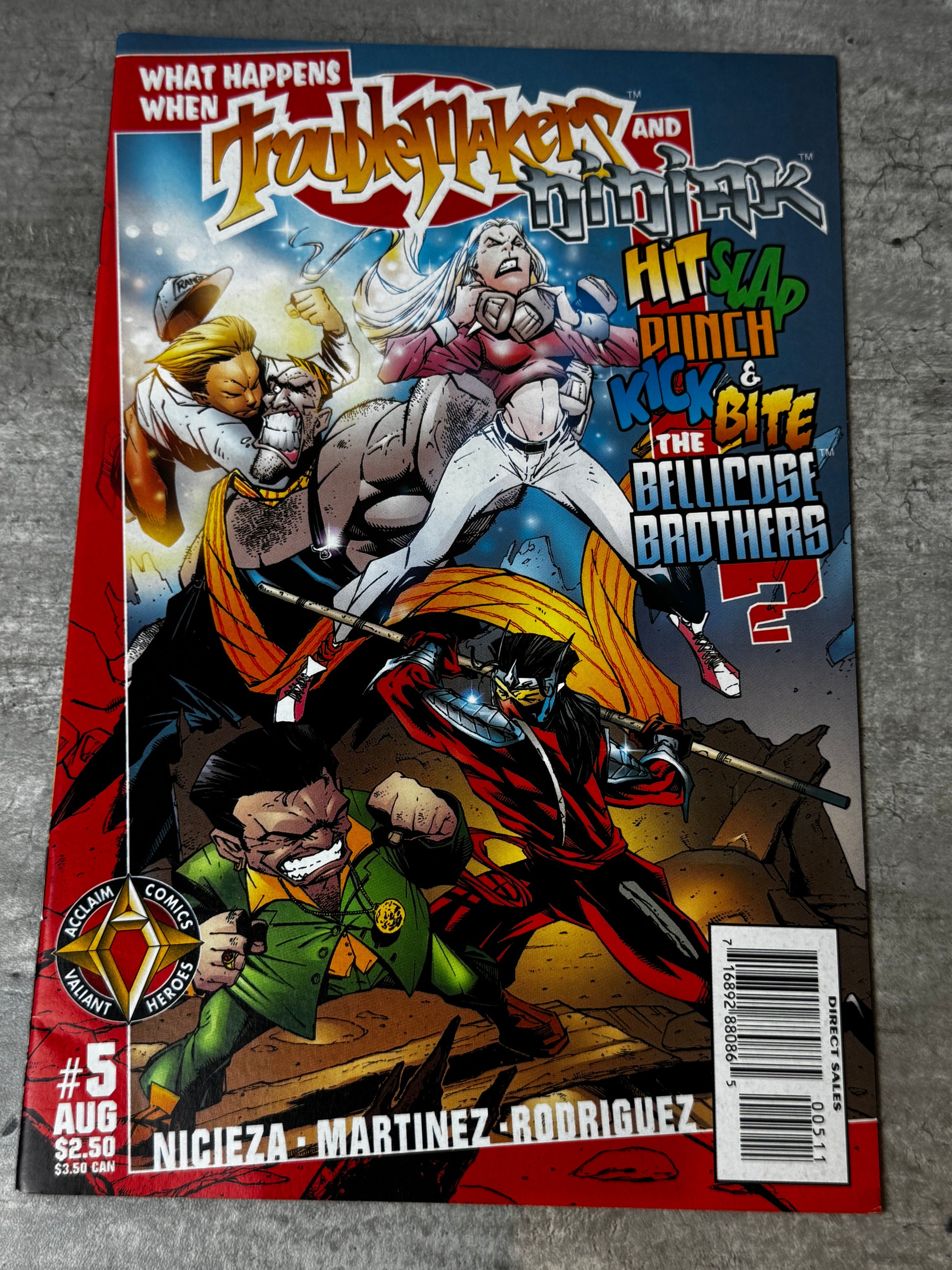 1997 - Acclaim Comics - Troublemakers #5 - Hero Worship - M - ENG 1