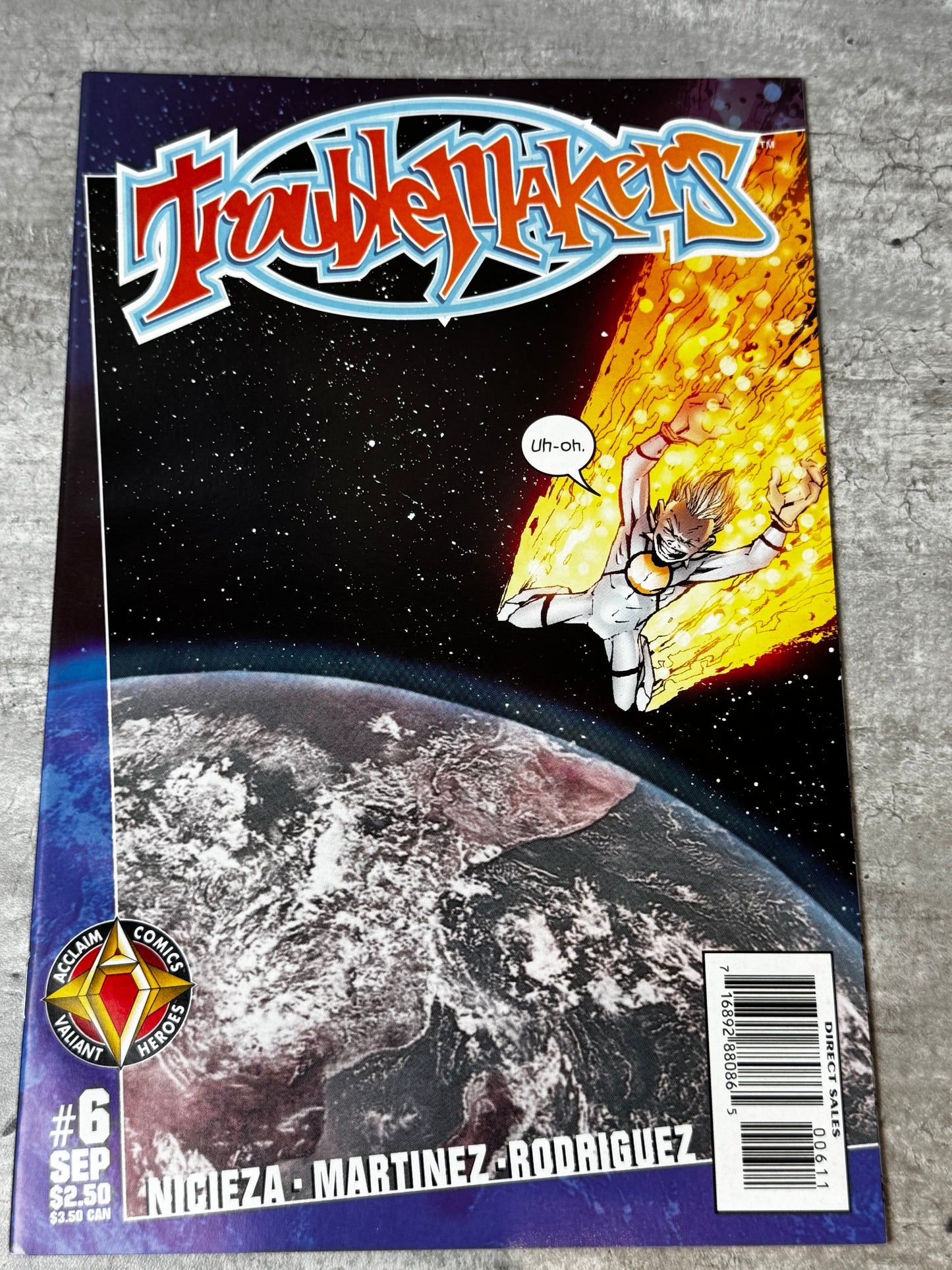 1997 - Acclaim Comics - Troublemakers #6 - Fear Of Falling - M - ENG 1