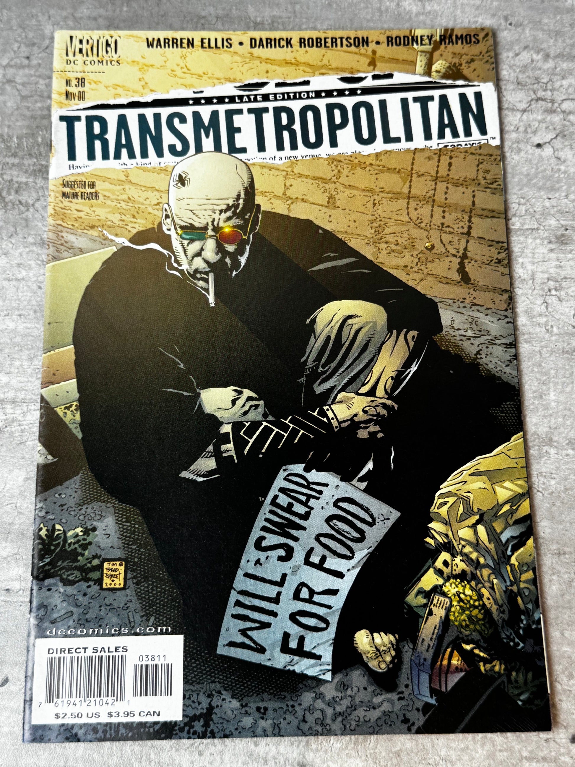 2000 - DC Comics - Transmetropolitan (DC Comics) #38 - Part 2 - NM - ENG 1