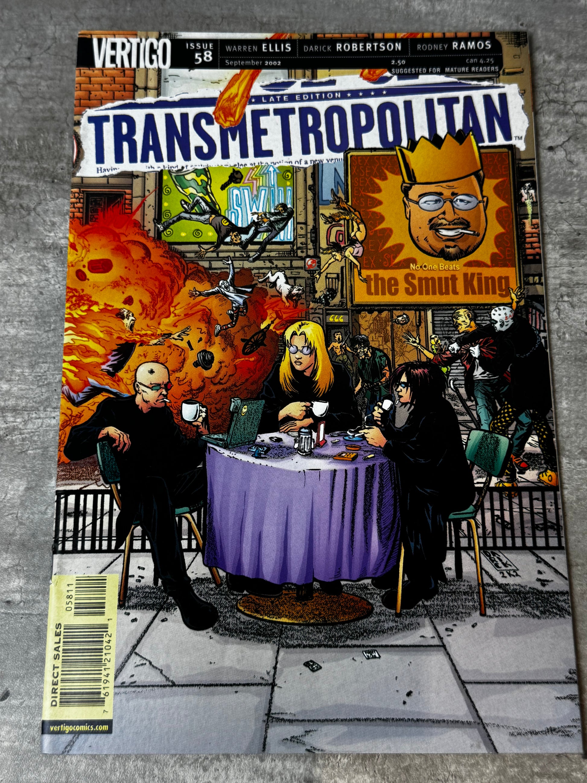 2002 - DC Comics - Transmetropolitan (DC Comics) #58NM - ENG 2