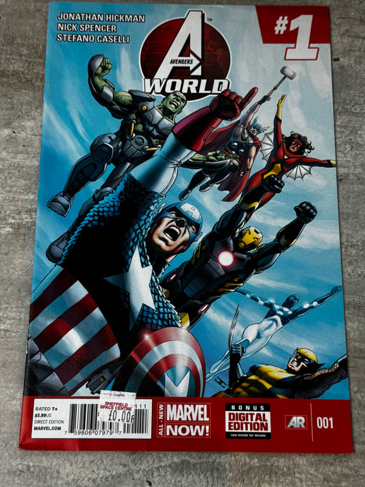 2014 - Marvel Comics - Avengers World #1 - Trouble Map -  Var. A - NM- - ENG 1
