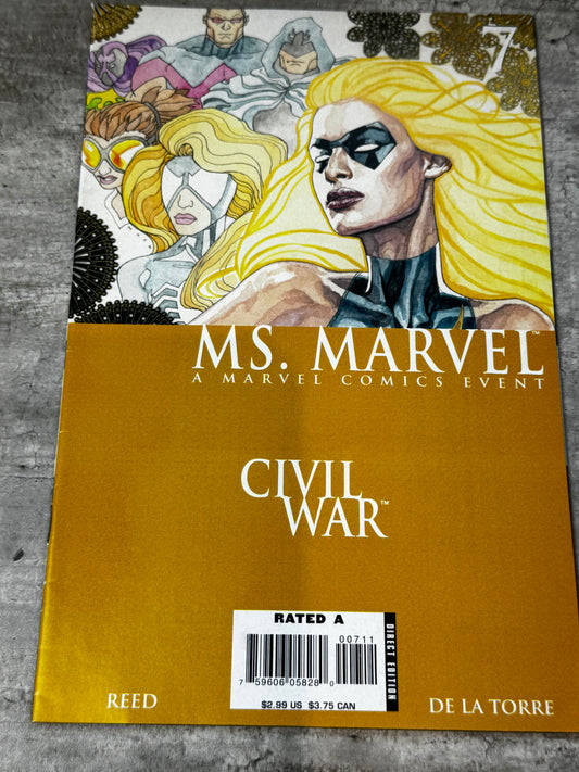 2006 - Marvel Comics - Ms. Marvel, Vol. 2 #7 - Battle Lines -  Var. A - NM - ENG 1