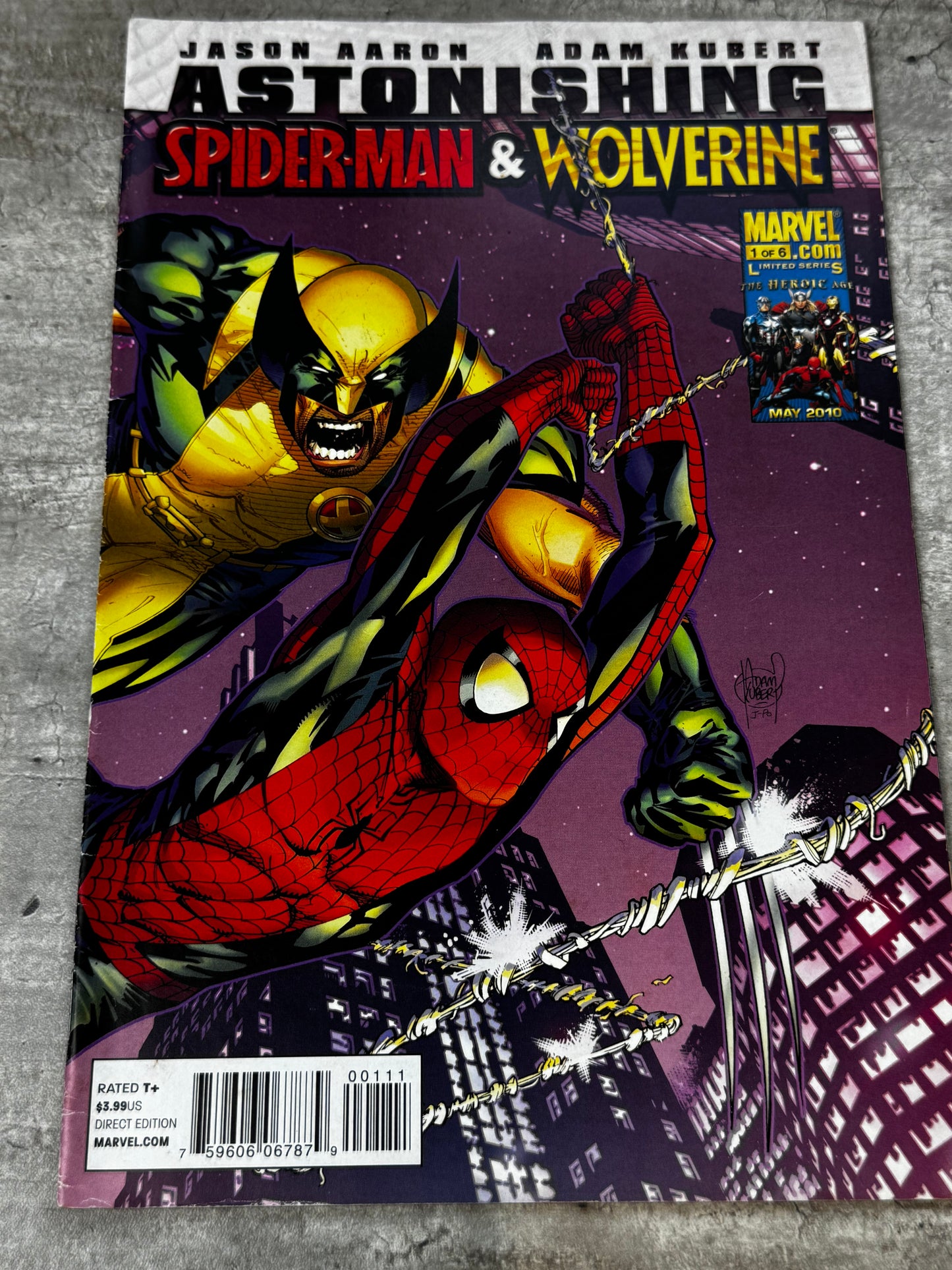 2010 - Marvel Comics - Astonishing Spider-Man & Wolverine #1 Var. A - NM+ - ENG 1