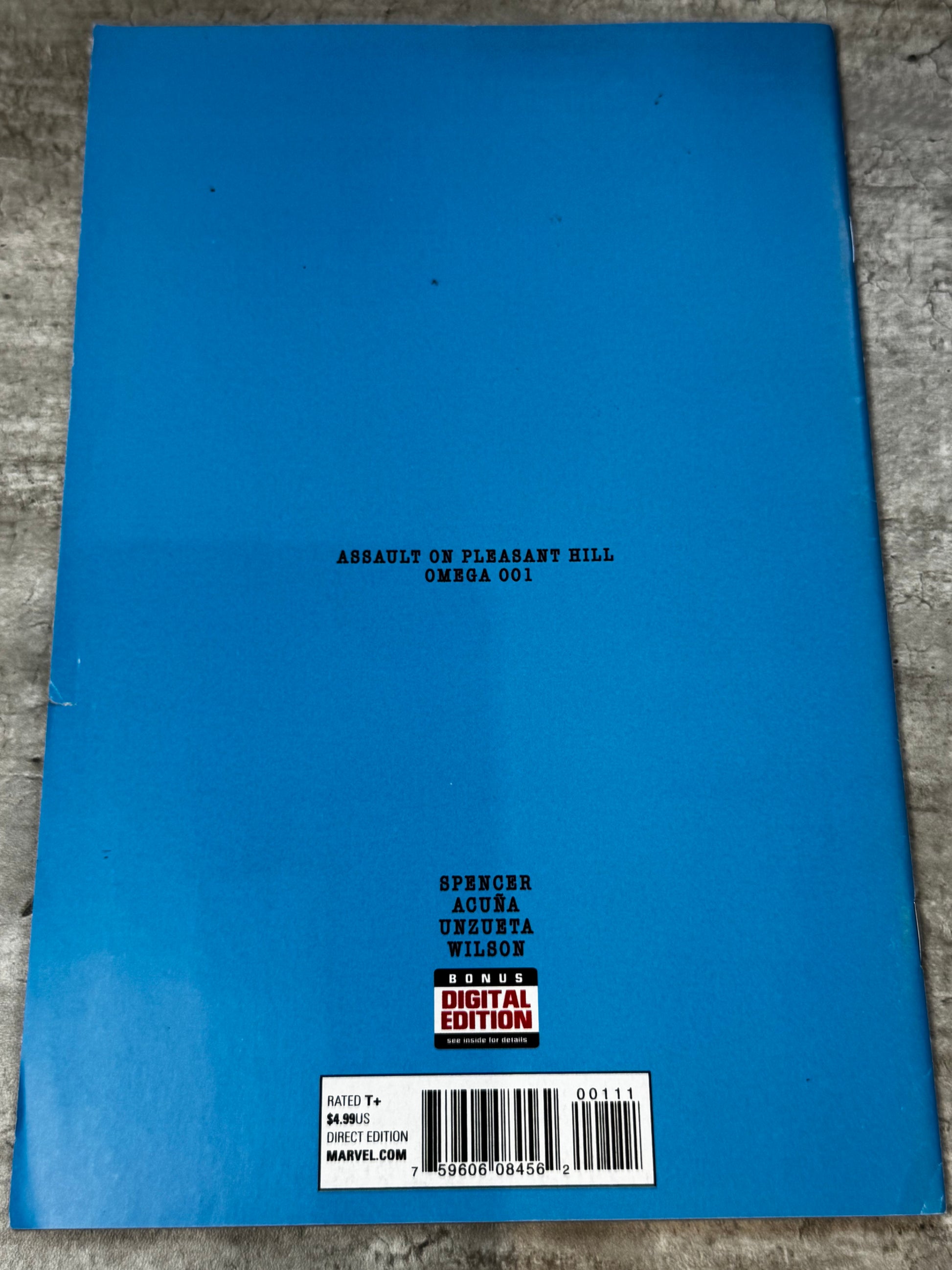 2016 - Avengers Standoff: Assault On Pleasant Hill - Omega #1 Var. A - NM+ - ENG 2