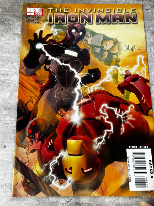 2008 - Marvel Comics - Invincible Iron Man, Vol. 1 #4 Var. A - NM/M - ENG 1