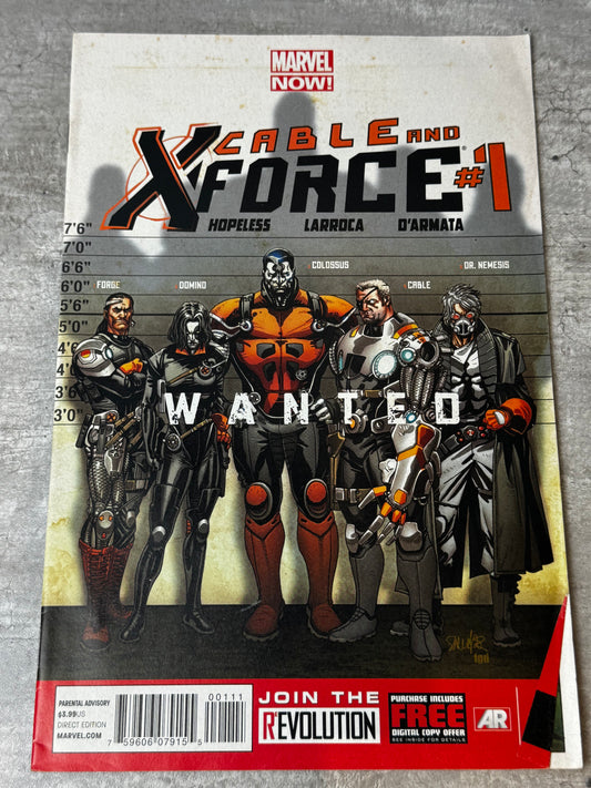 2012 - Marvel Comics - Cable and X-Force #1 Var. A - NM - ENG 1