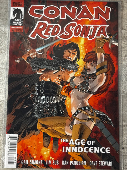 2015 - Conan / Red Sonja #1 Var. A - The Age of Innocence - NM+ - ENG 1