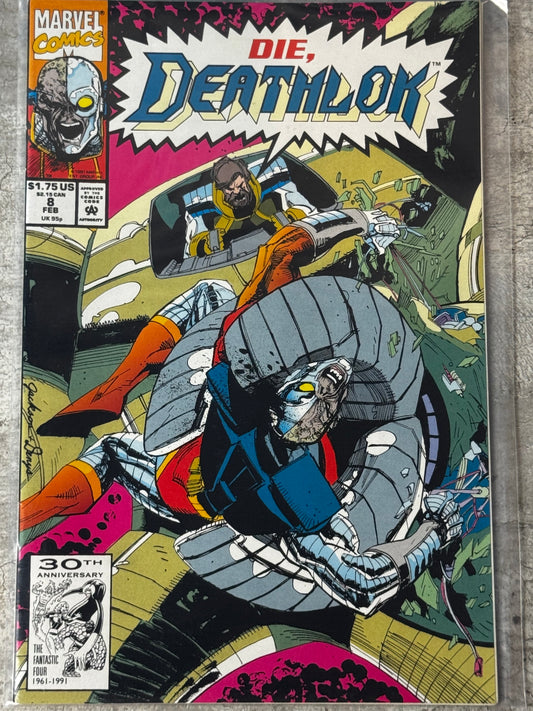 1991 - Deathlok, Vol. 2 #8 Var. A - The Ultimate War Machine - VF/NM - ENG 1