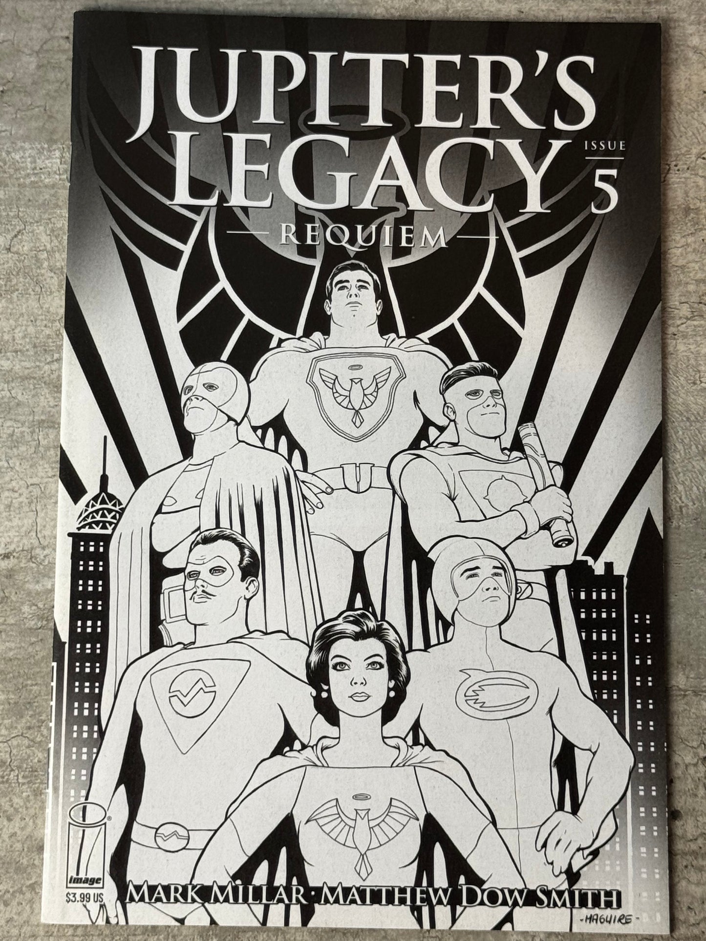 2021 - Jupiter's Legacy: Requiem #5 Var. C - NM - ENG 1