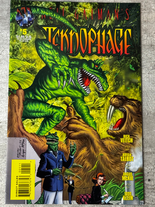 1995 - Teknophage #5 - Comes The Locomotive Beneath - NM- - ENG 1