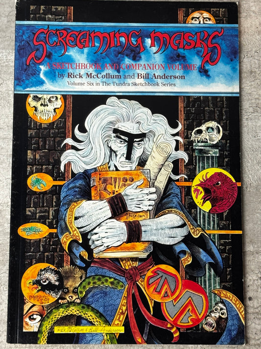 1991 - Tundra Sketchbook Series #6 - Screaming Masks - NM - ENG 1