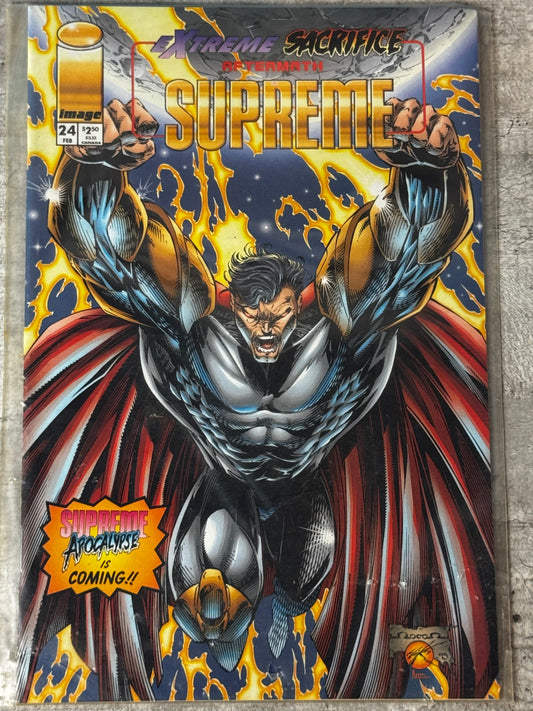1995 - Supreme #24 - Aftermath - VF/NM - ENG 1