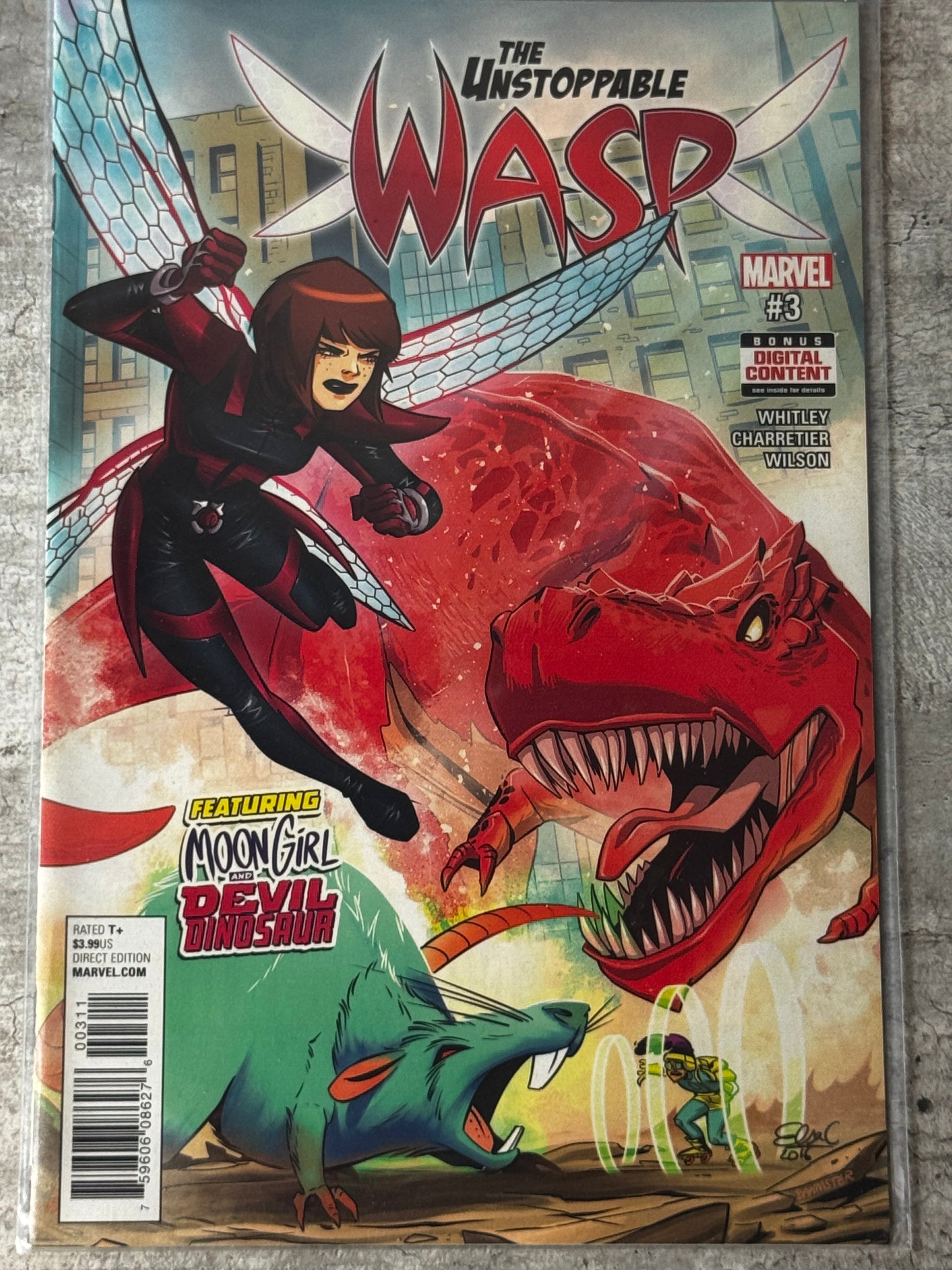 2017 - The Unstoppable Wasp, Vol. 1 #3 Var. A - NM- - ENG 1