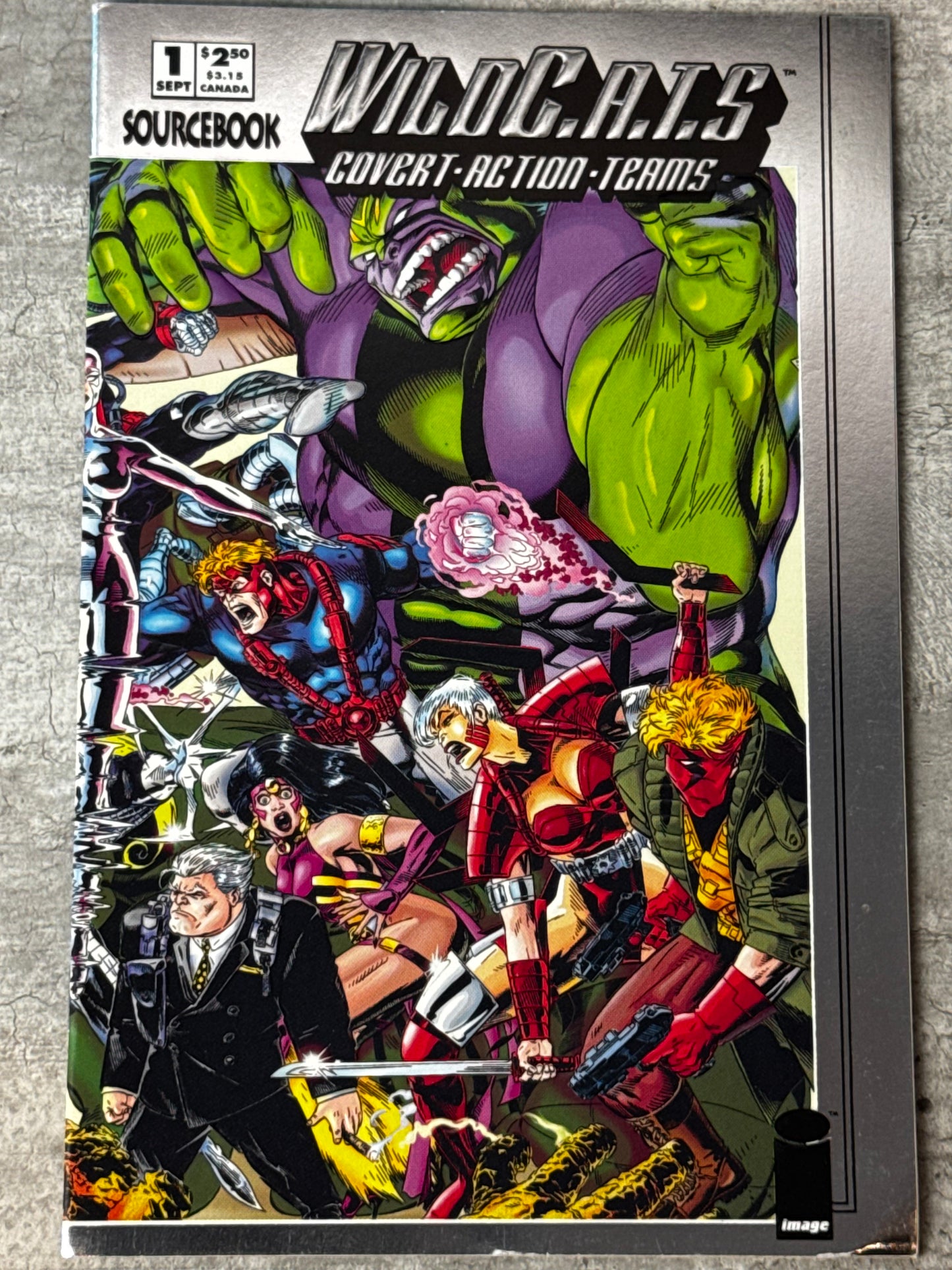 1993 - WildC.A.T.s: Sourcebook #1 Var. A - VF/NM - ENG 1