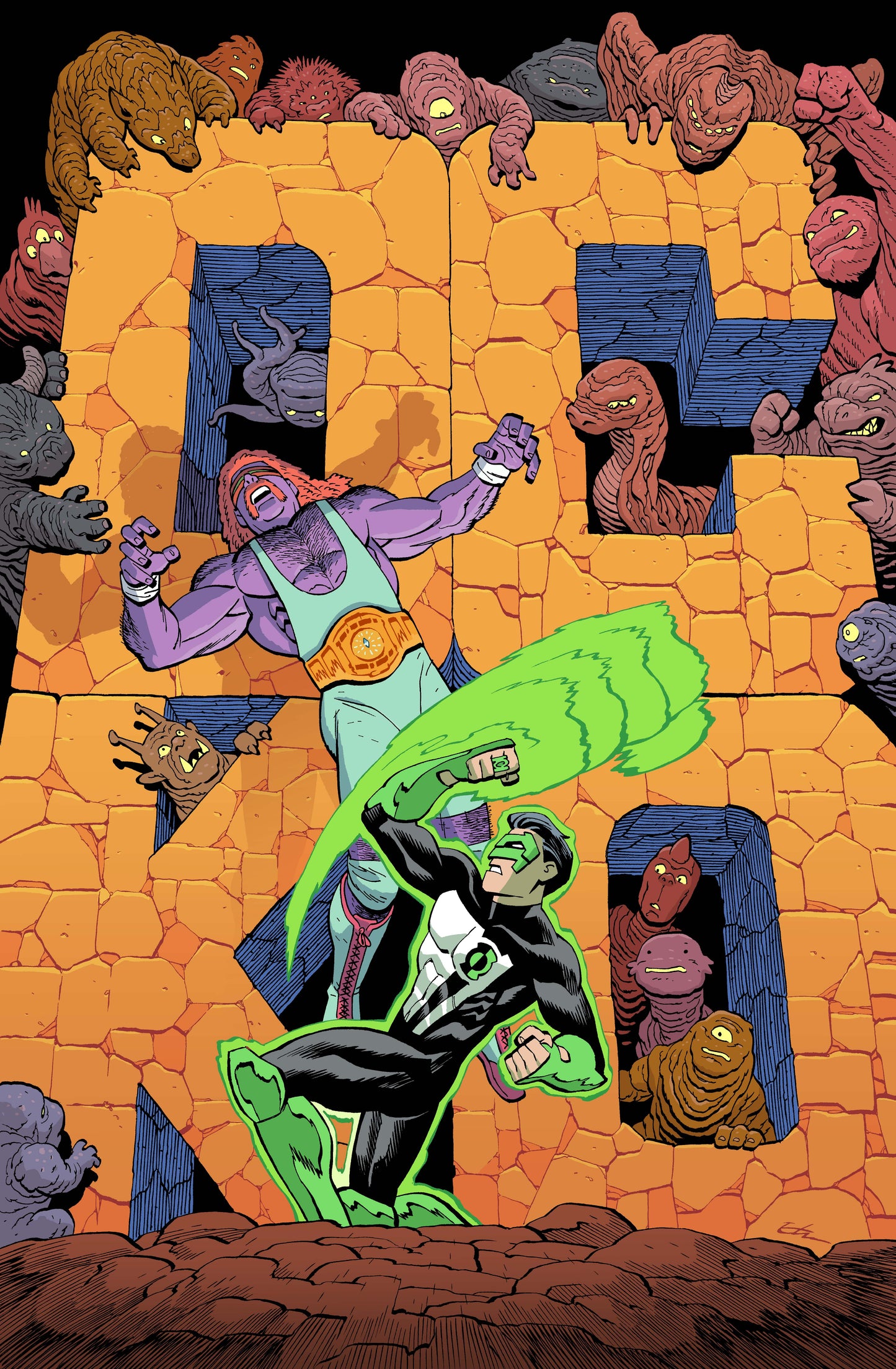 2025 - DC K.O. Green Lantern Galactic Slam #1 (One-Shot) Cvr C Ethan Young Card Stock Var - M - ENG 1