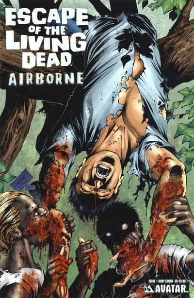 2006 - Avatar Press - Escape of the Living Dead: Airborne #1 Var. C - GM - ENG 1