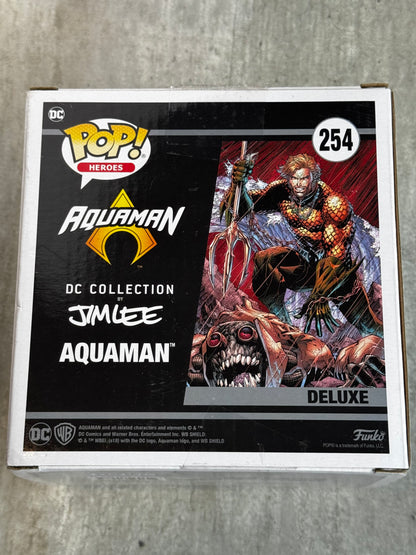 Funko Pop Aquaman 254 DC Jim Lee Deluxe Collection - VF+