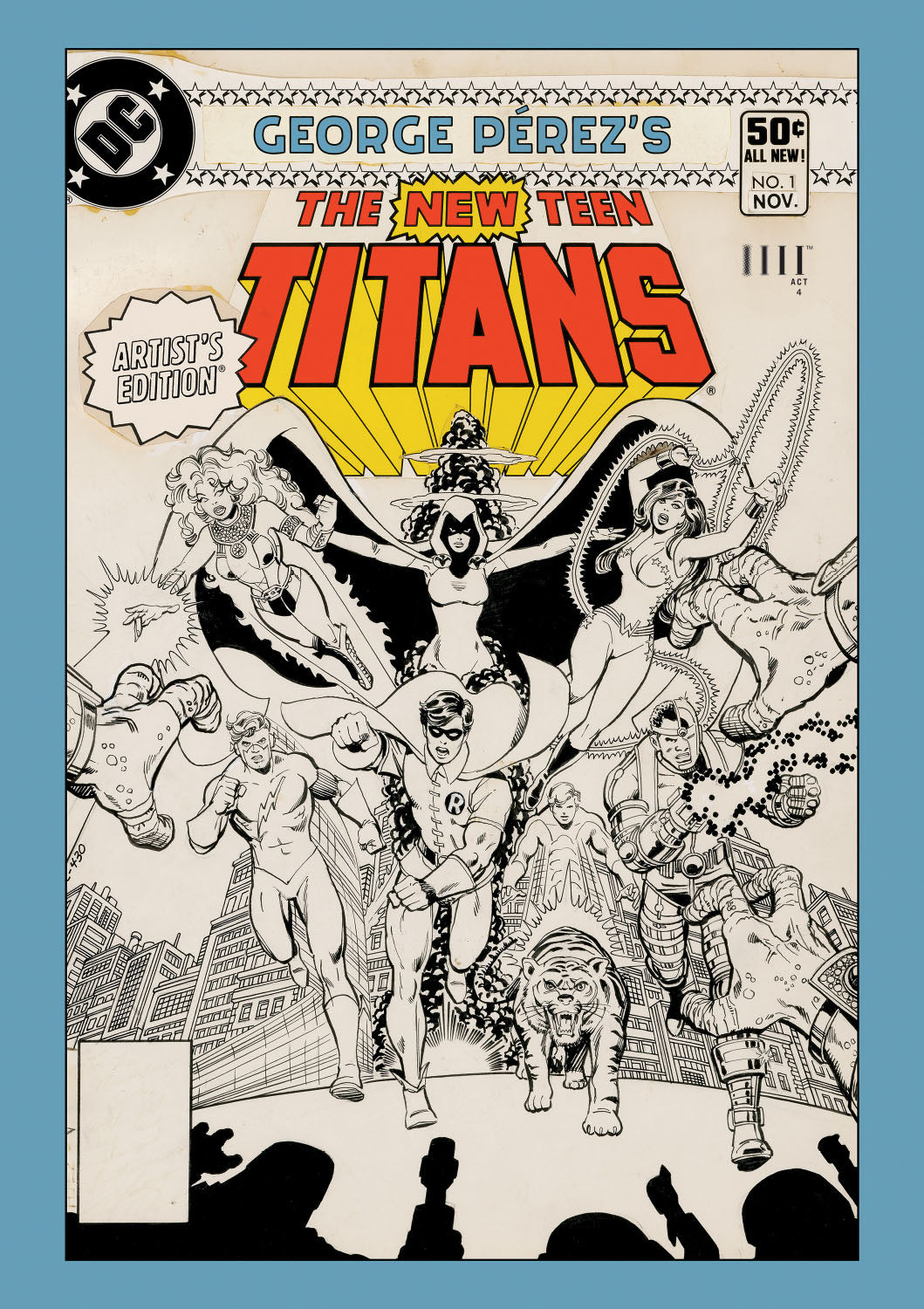 2025 - George Perezs New Teen Titans Artists Edition Charge Cvr - M - ENG 1