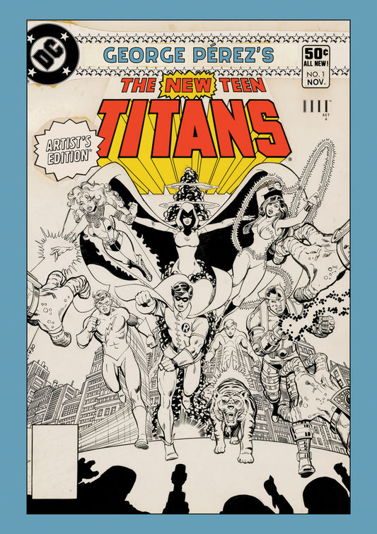 2025 - George Perezs New Teen Titans Artists Edition Charge Cvr - M - ENG 1
