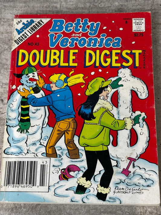1994 - Betty & Veronica Double Digest Magazine #43 Var. B - VF+ - ENG 1