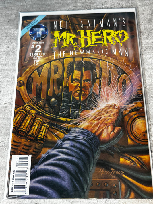 1995 - Neil Gaiman's Mr. Hero: The Newmatic Man, Vol. 1 #2 Var. A - GM - ENG 1