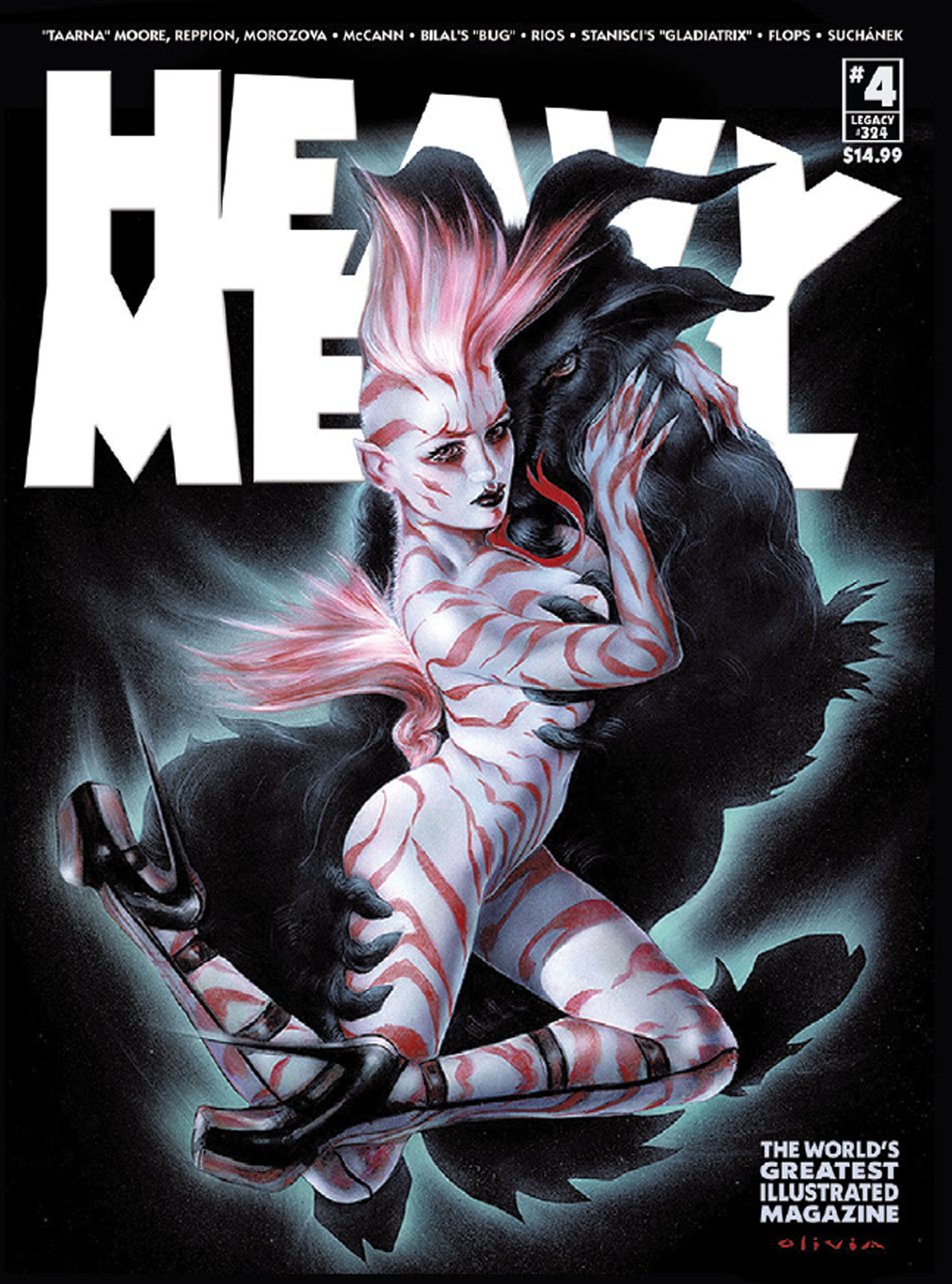 2025 - Heavy Metal Magazine #4 Cvr A Olivia De Berardinis - M - ENG 1
