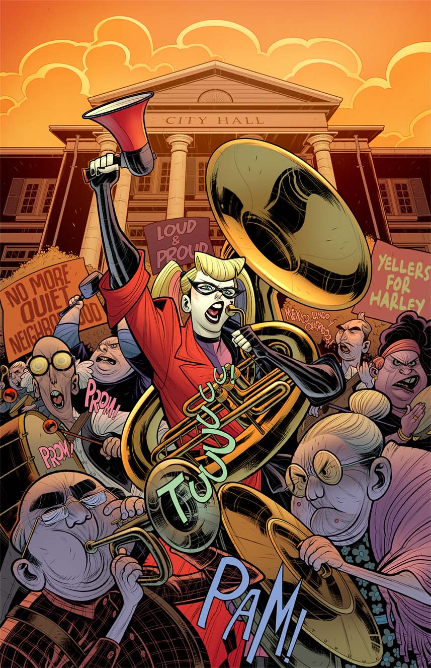 2025 - Harley Quinn #58 Cvr D Elizabeth Torque Card Stock Var - M - ENG 1