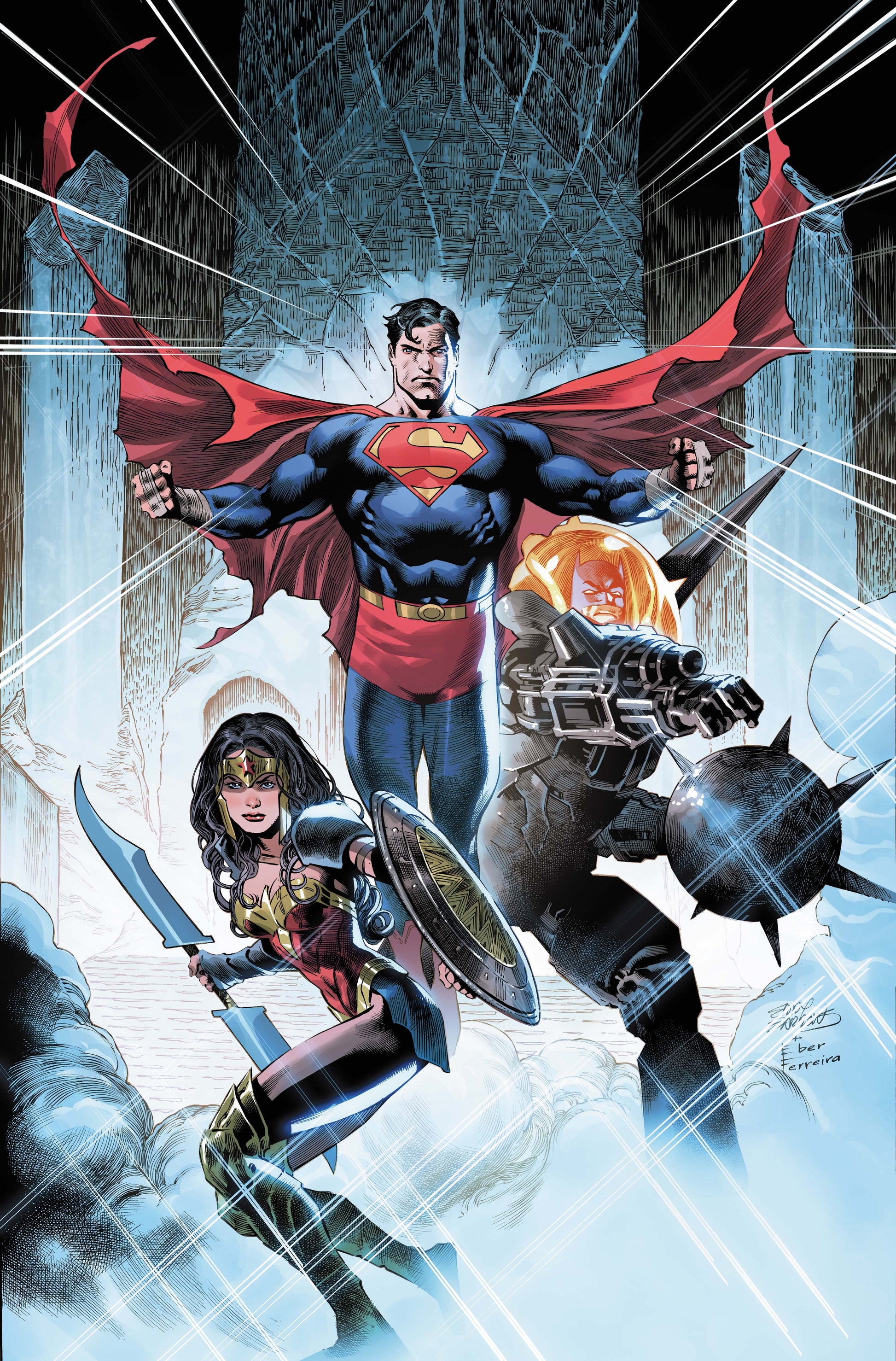 2025 - Justice League Unlimited #15 Cvr C Eddy Barrows & Eber Ferreira Card Stock Var (DC K.O.) - M - ENG 1