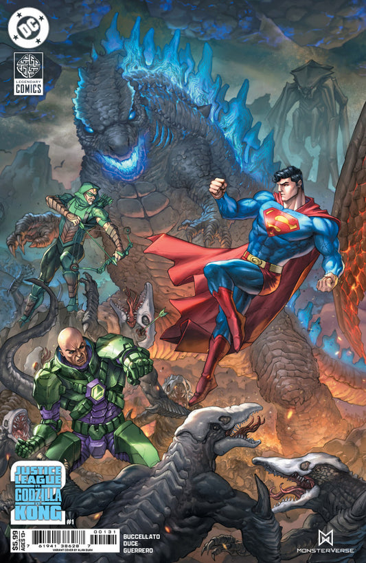 2025 - Liga de la Justicia vs. Godzilla vs. Kong 2 #1 Var. C - M - ING