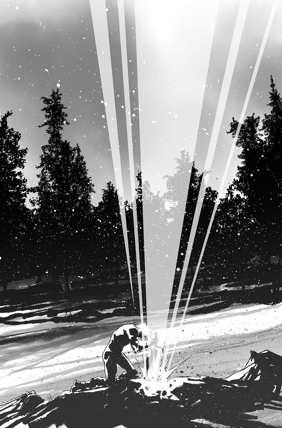 2025 - Lost Fantasy #7 Cvr D Inc 1-25 Luca Casalanguida Sigil B&W Virgin Var - M - ENG 1