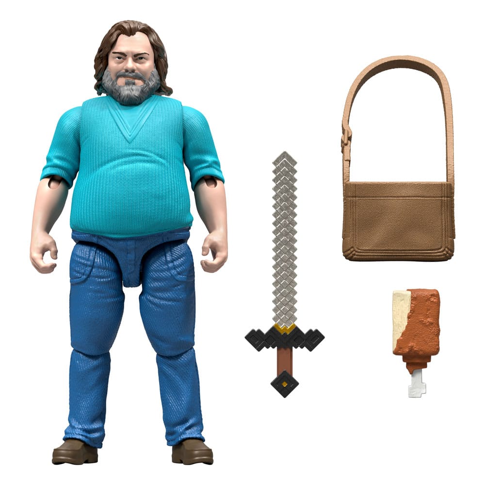 A Minecraft Movie Action Figure Steve 10 cm - M 3