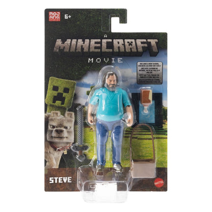 A Minecraft Movie Action Figure Steve 10 cm - M 4