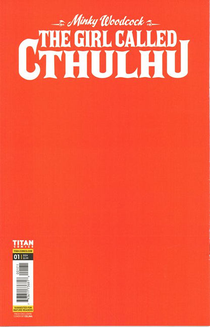 2024 - Minky WooDCock: The Girl Called Cthulhu #1 Var. G - M - ENG