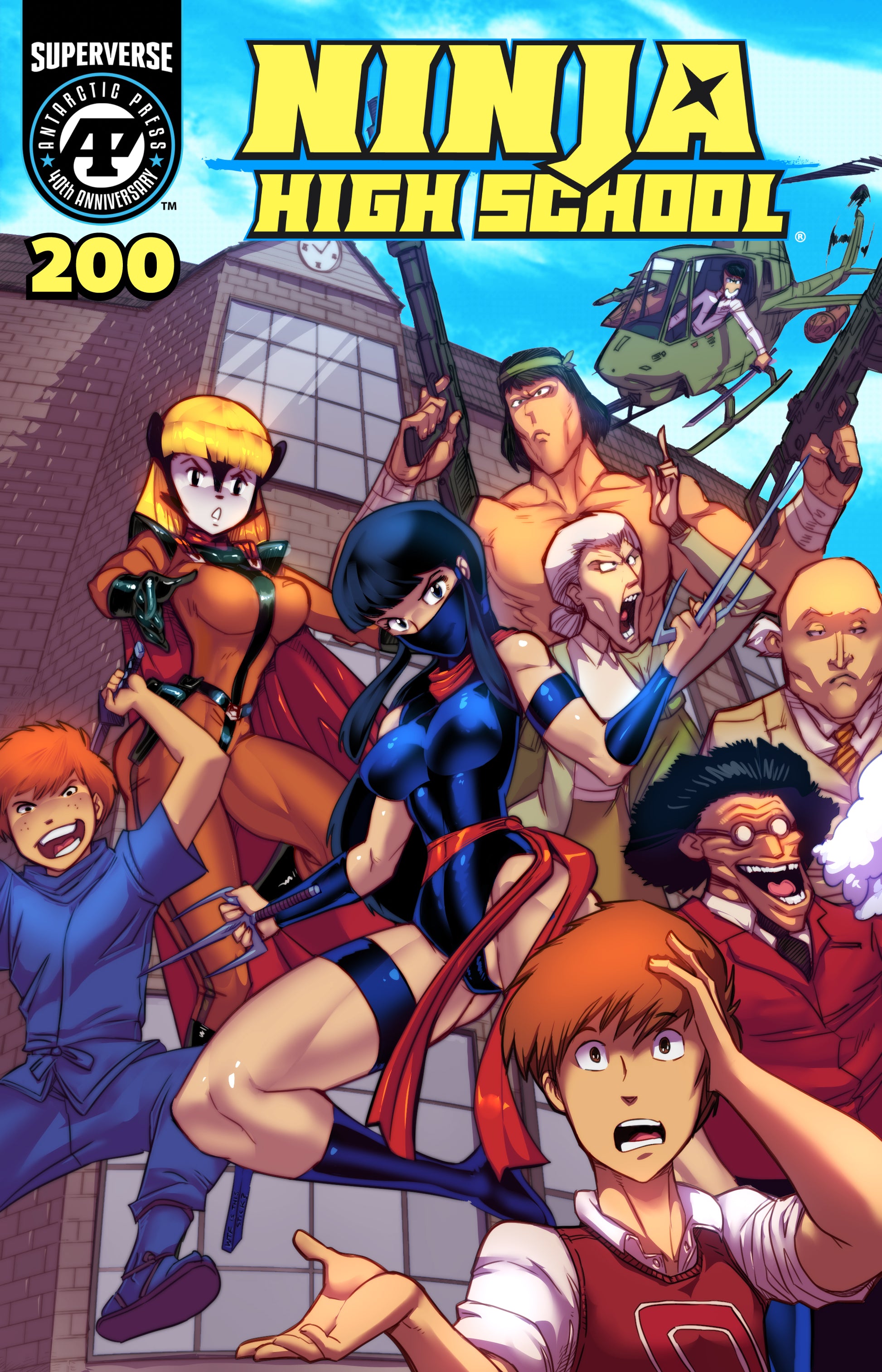 2025 - Ninja High School #200 Cvr B Fred Perry Var - M - ENG 1