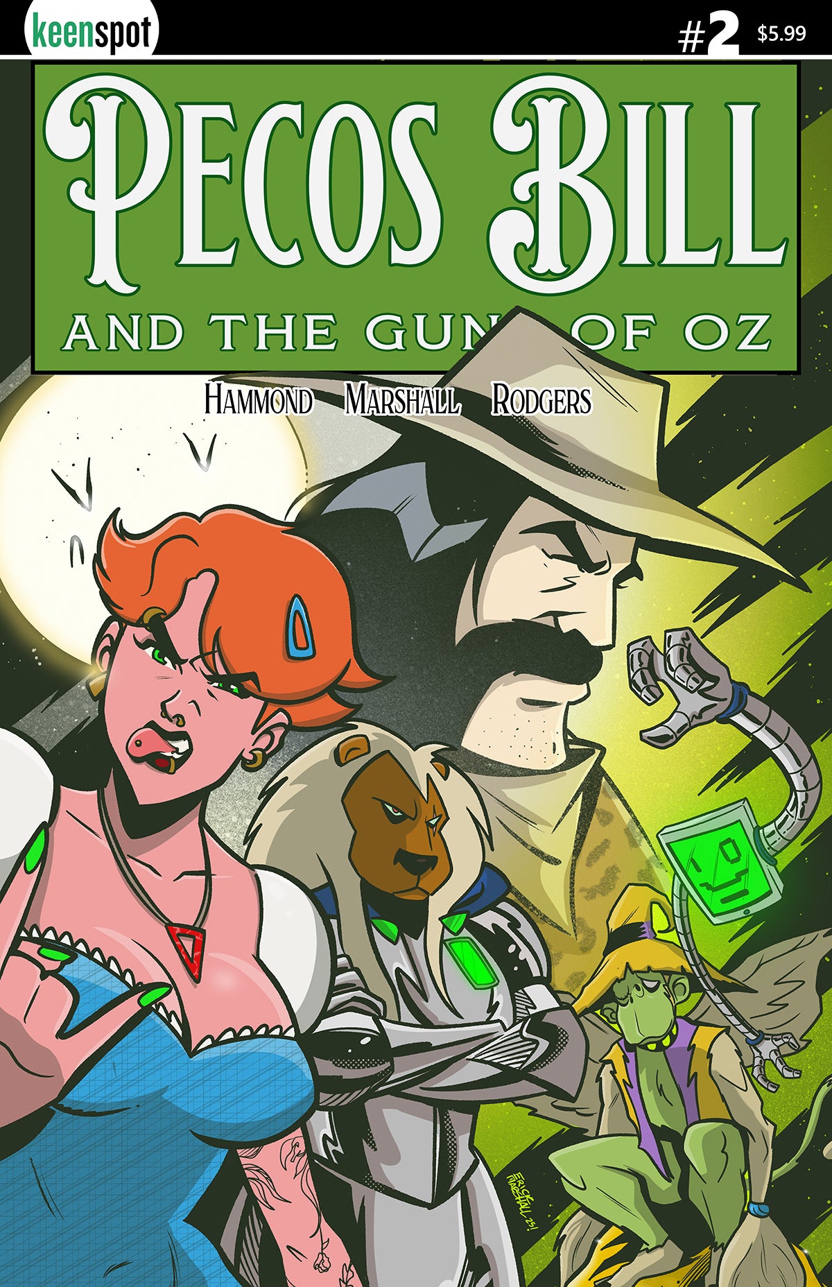 2025 - Pecos Bill & The Guns Of Oz #2 Cvr A Erick Marshall J Hammond - M - ENG 1